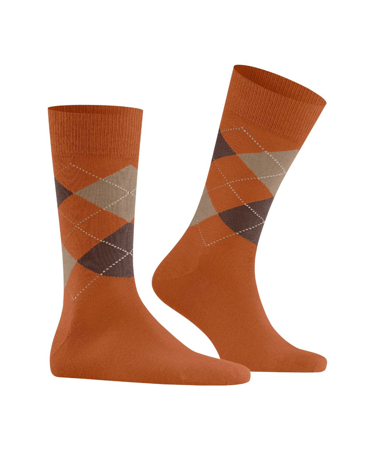 Edinburgh Sok | Marigold diamond check