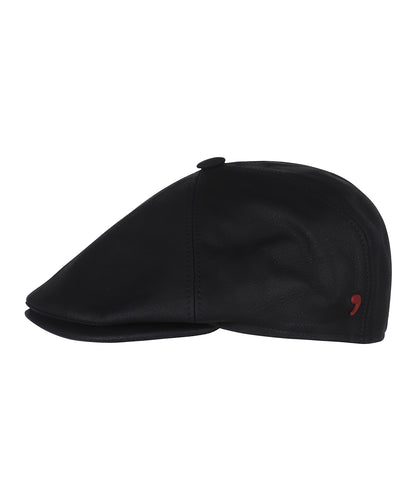 Balloon Cap Leather | Navy Blue