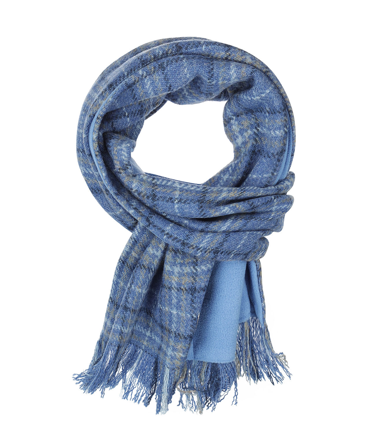 Harris-Tweed-Schal | Blau