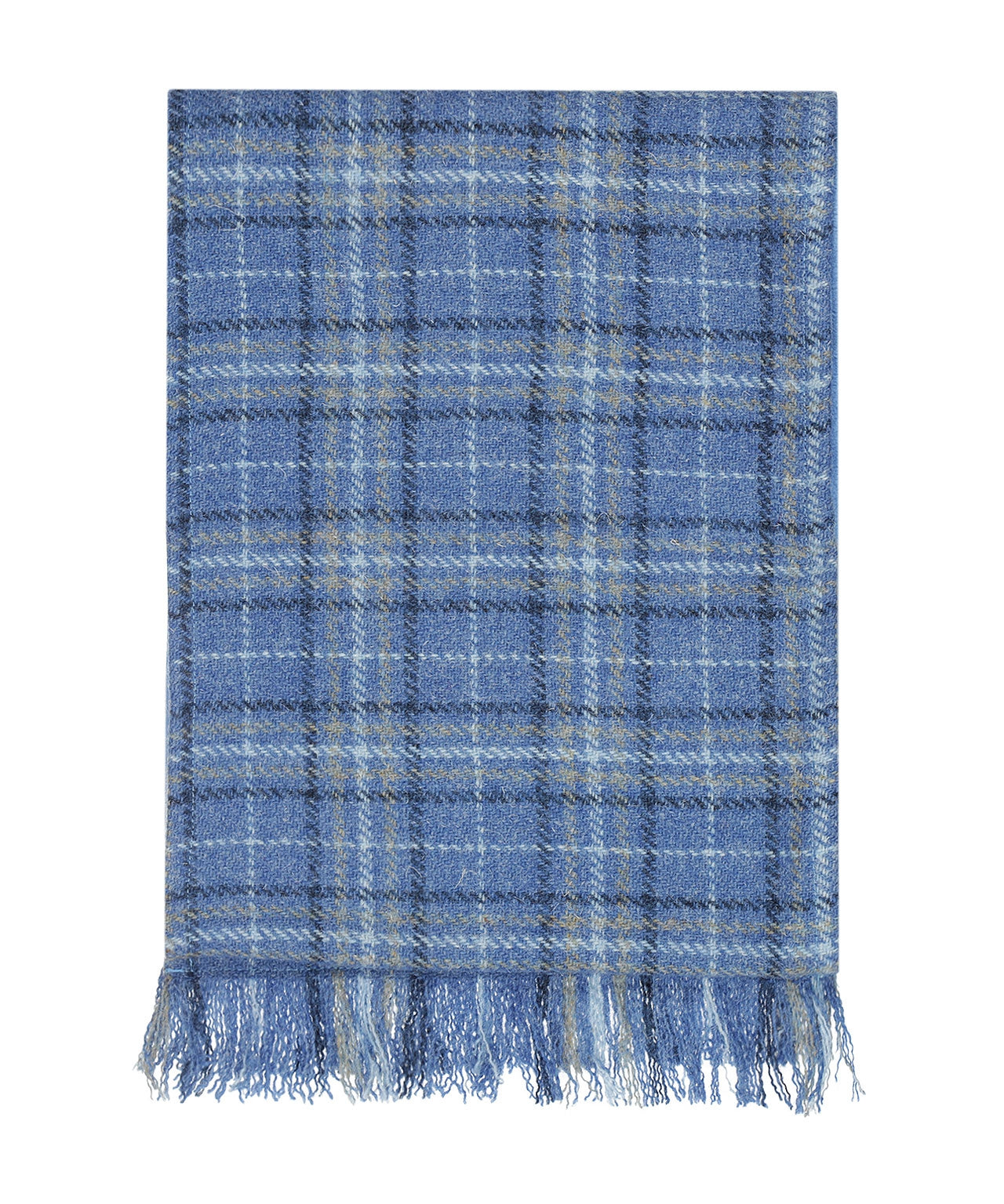 Harris-Tweed-Schal | Blau