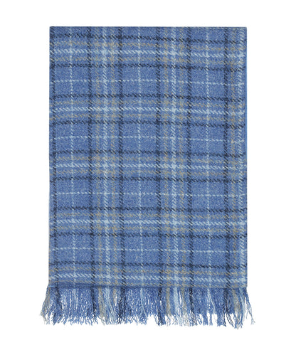 Harris-Tweed-Schal | Blau