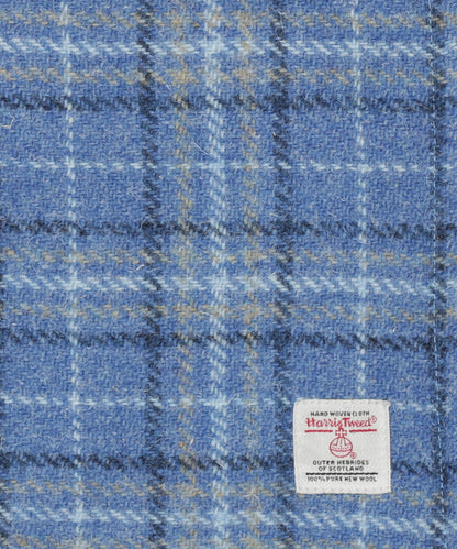 Harris-Tweed-Schal | Blau