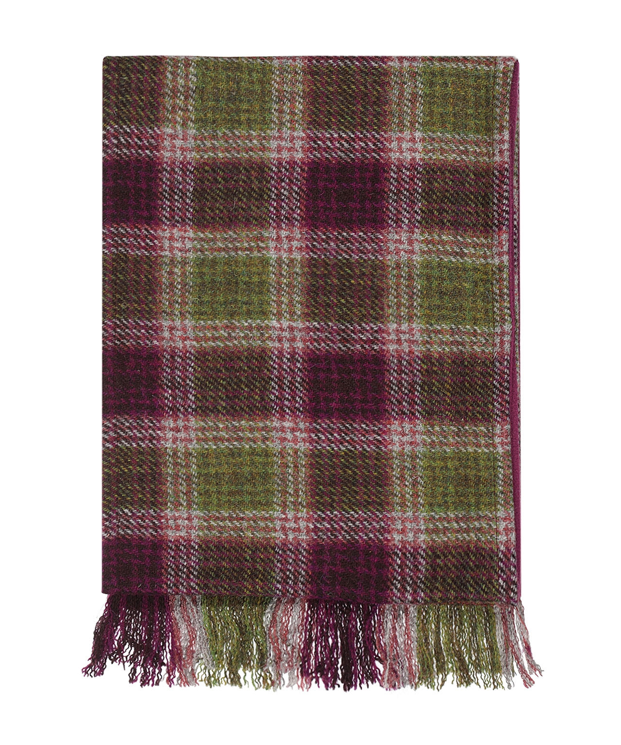 Harris-Tweed-Schal | Grün