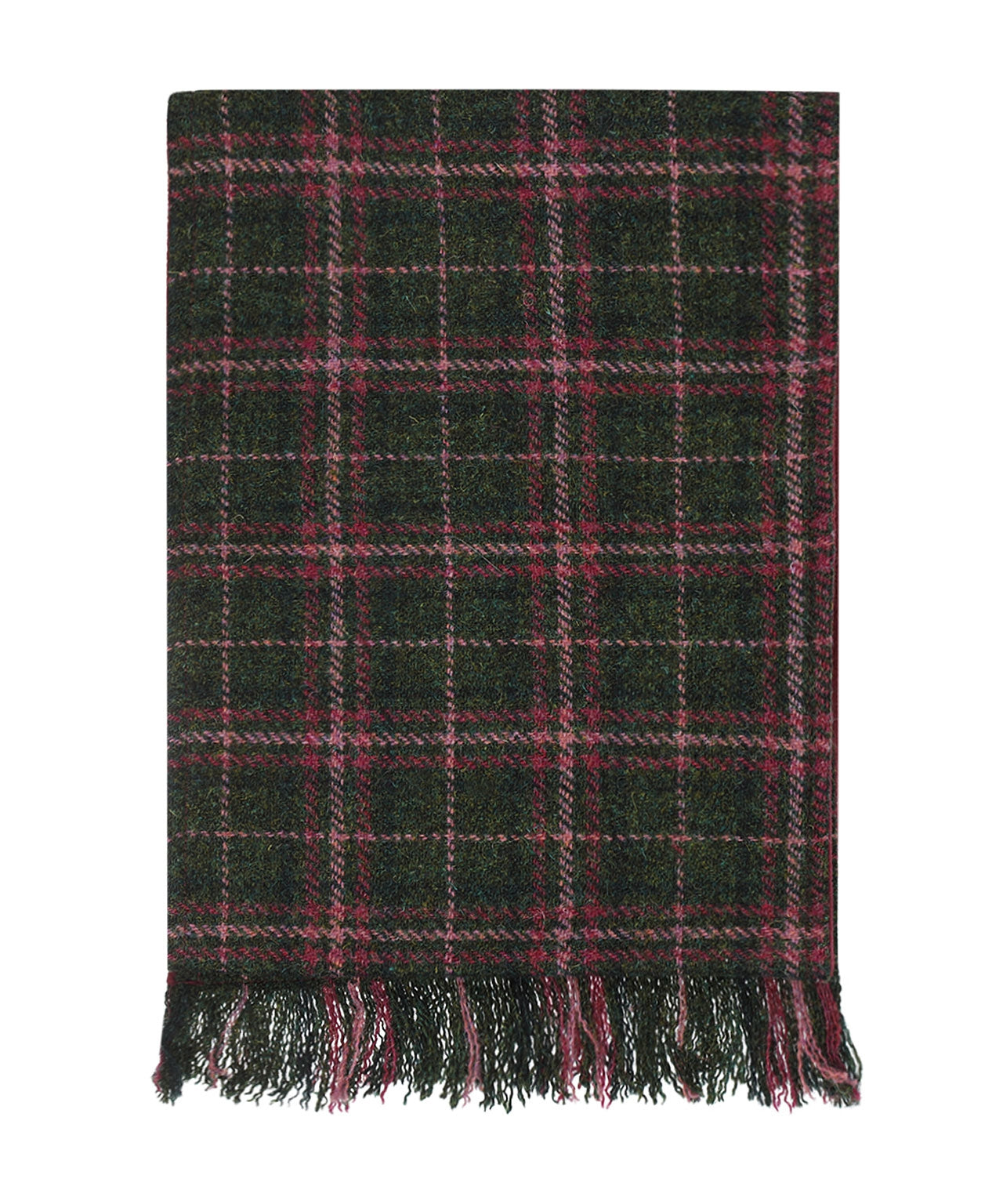 Harris-Tweed-Schal | Grün
