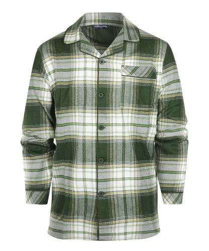 Flannel Pajama Set | Green