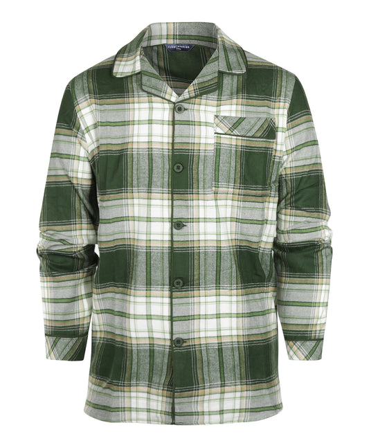 Pyjama Katoen | Groen Ruit