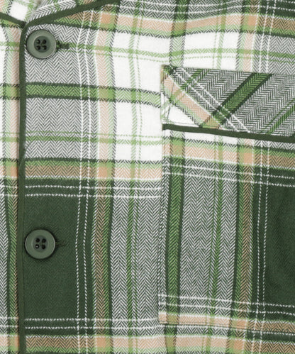 Flannel Pajama Set | Green