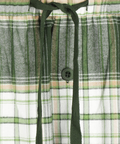 Flannel Pajama Set | Green