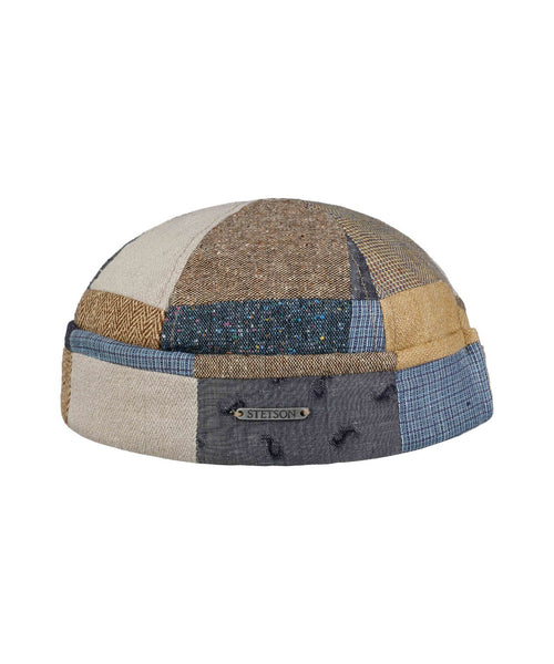 Stetson Docker Patchwork | Blauw Beige