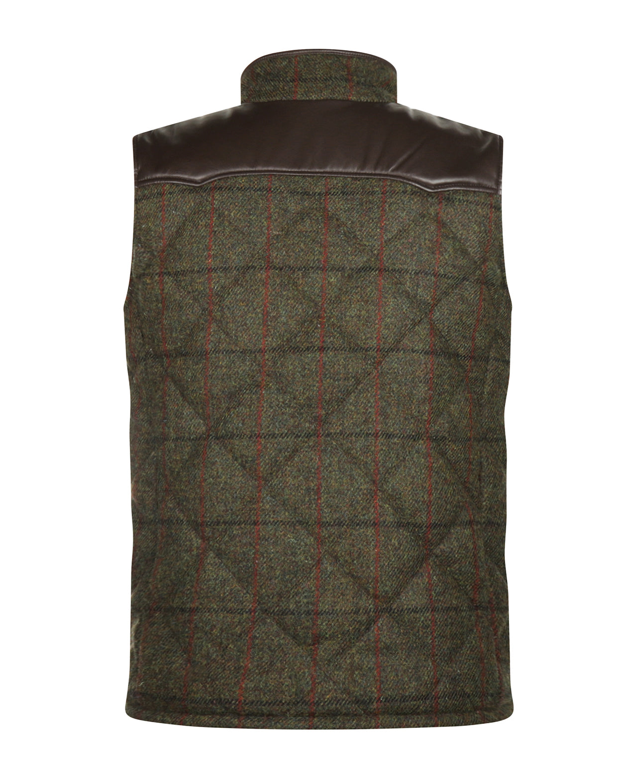 Bodywarmer Levi | Mosgroen Ruit