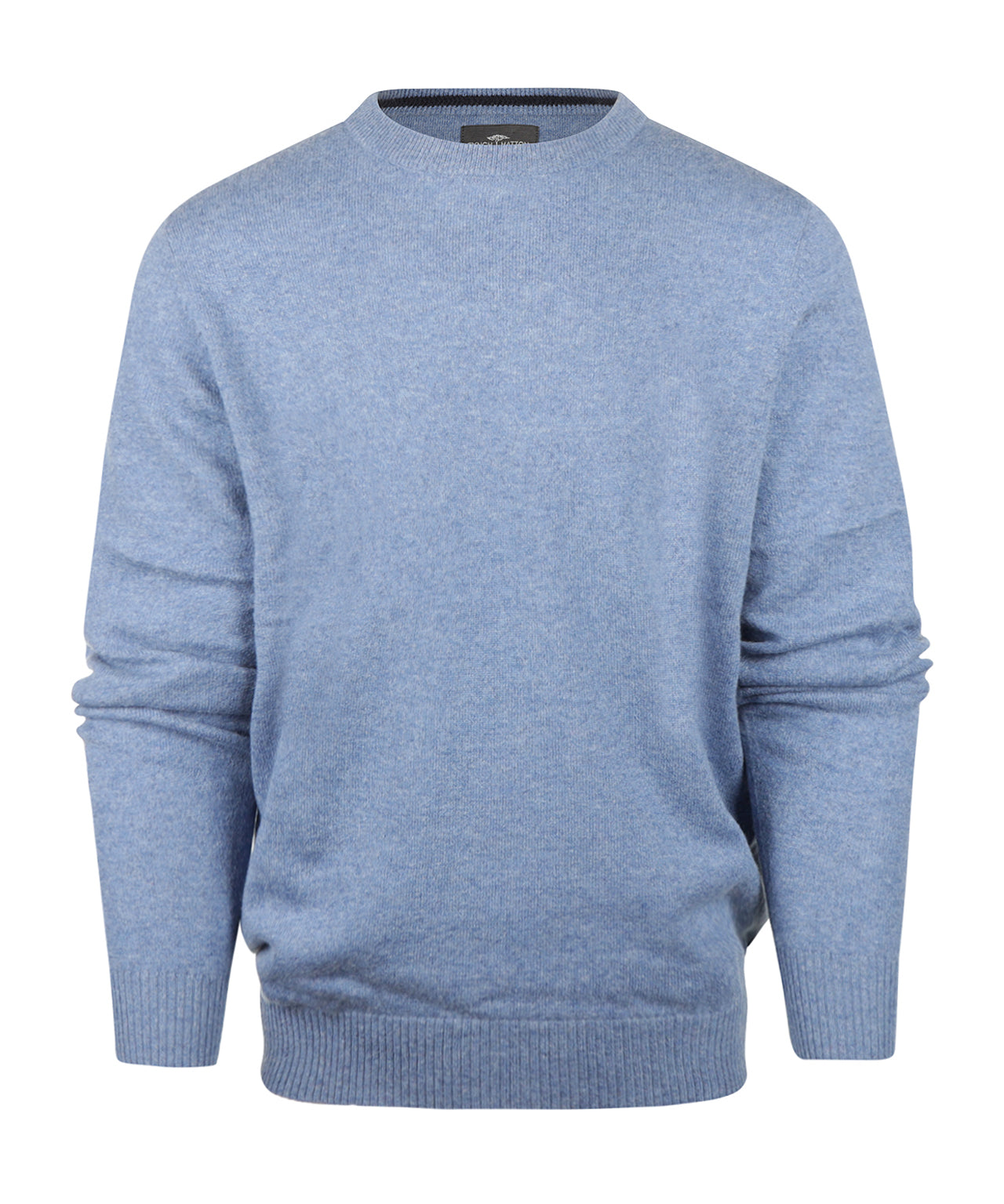 Round Neck Cashmere Sweater | Blue
