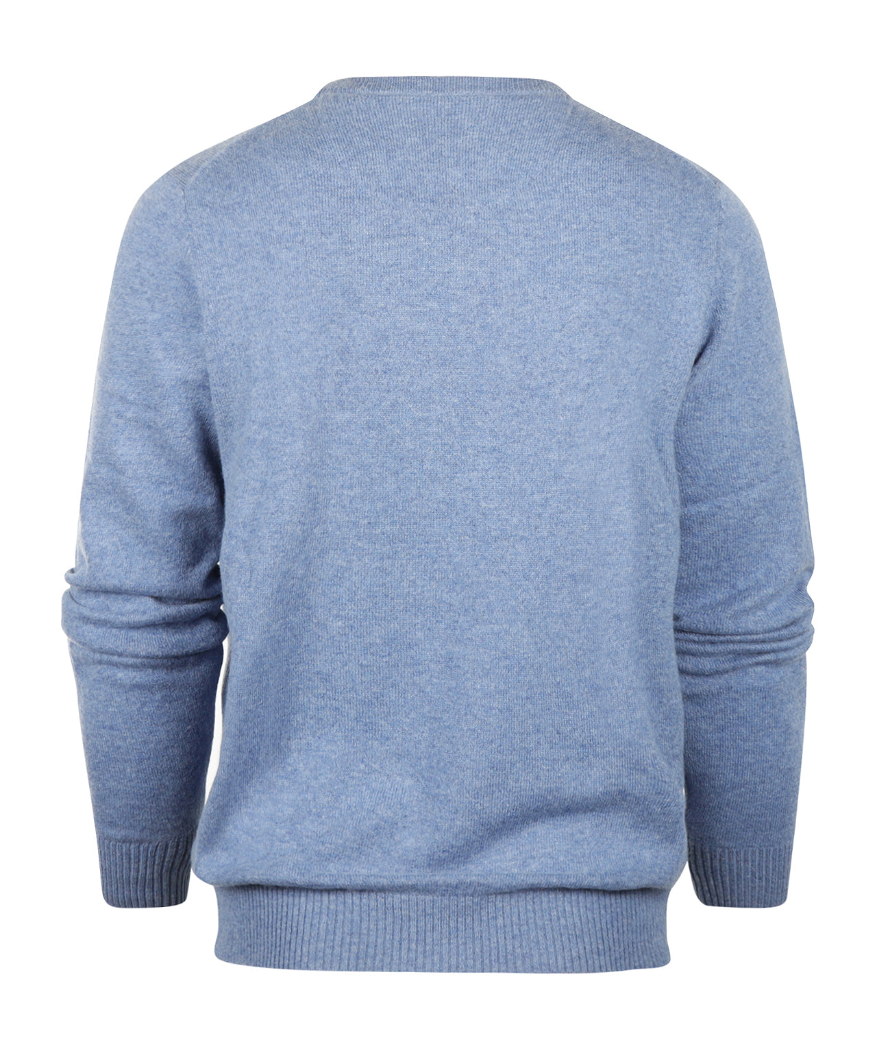 Round Neck Cashmere Sweater | Blue