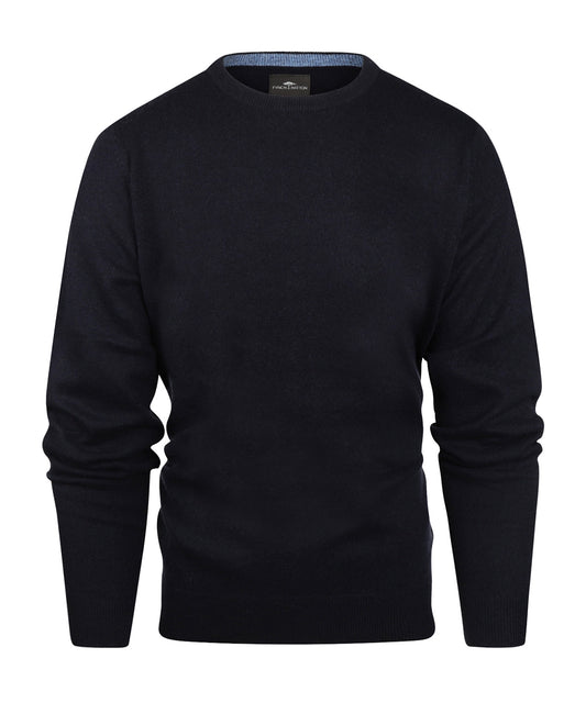 Cashmere Ronde Hals Pullover | Navy