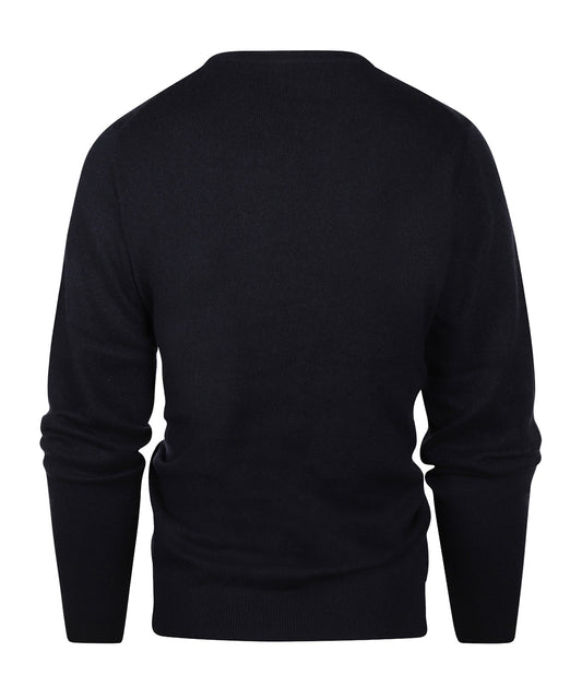 Cashmere Ronde Hals Pullover | Navy