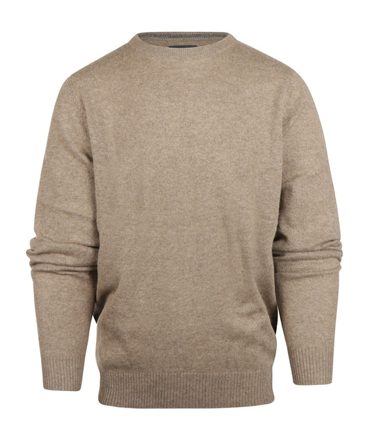 Cashmere Ronde Hals Pullover | Light Taupe