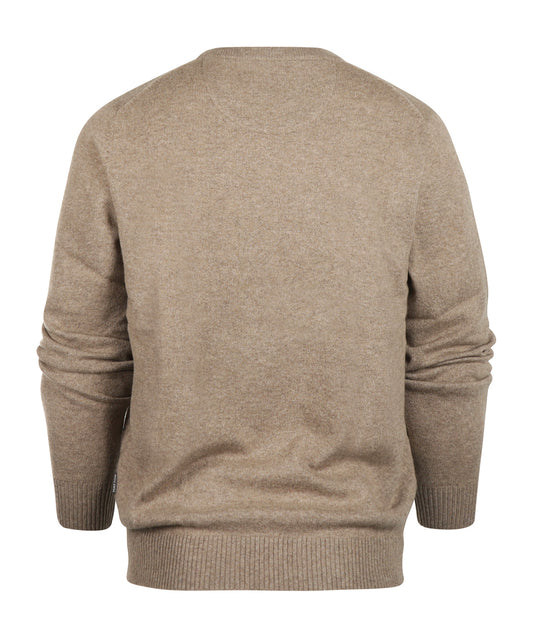 Cashmere Ronde Hals Pullover | Light Taupe