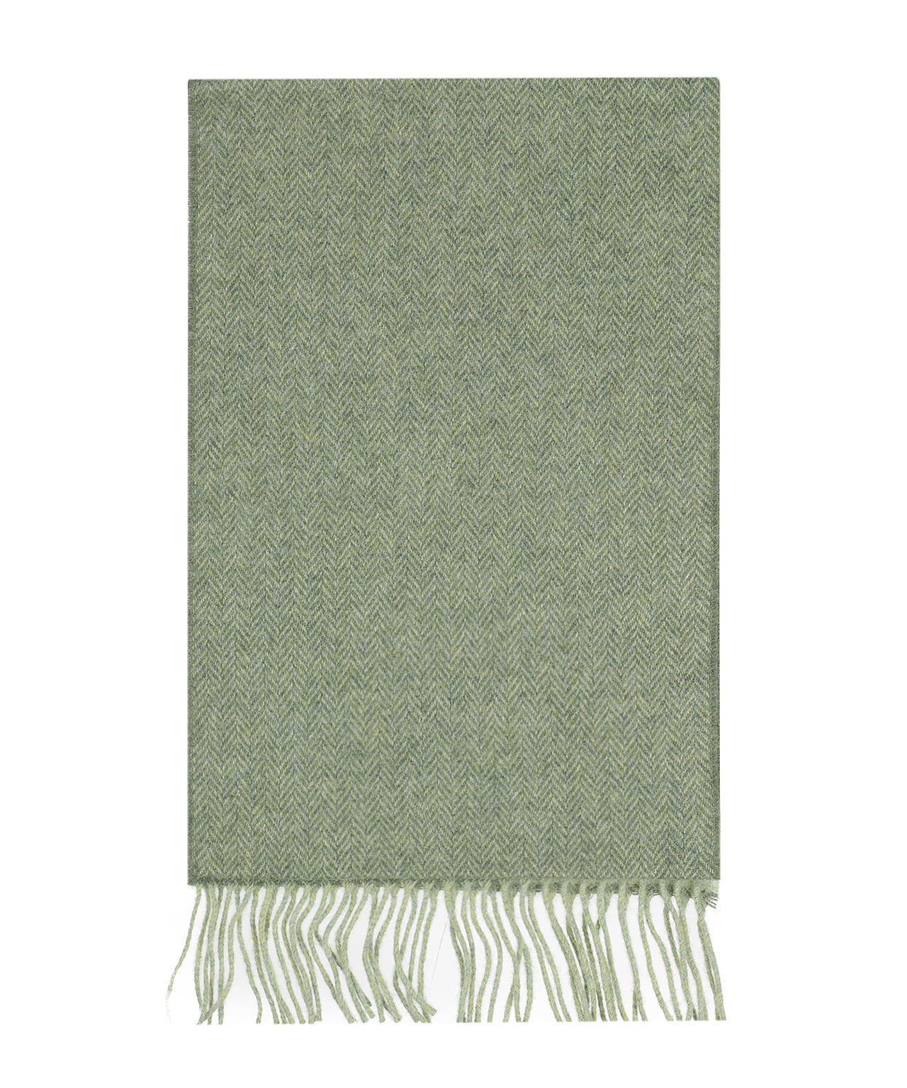 Lammwollschal 30 x 210 cm | Grün