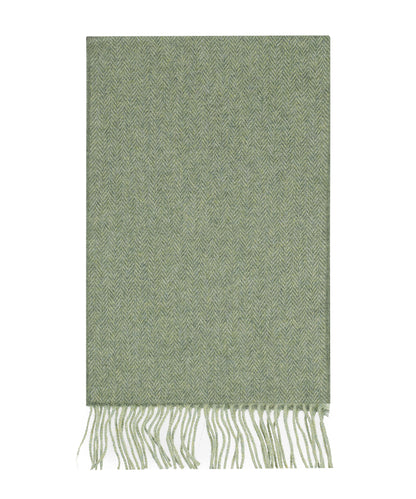 Lammwollschal 30 x 210 cm | Grün