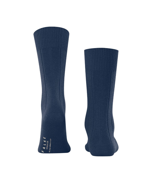 Lhasa Rib Heren Sokken | Indigo Blauw