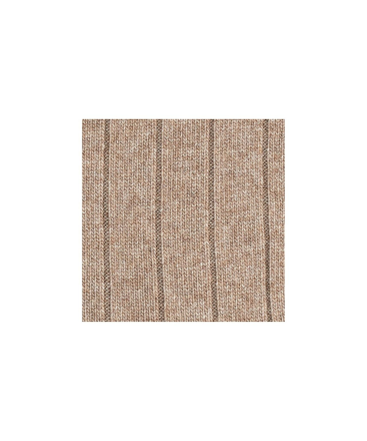 Lhasa-Rippsocken für Herren | Braun