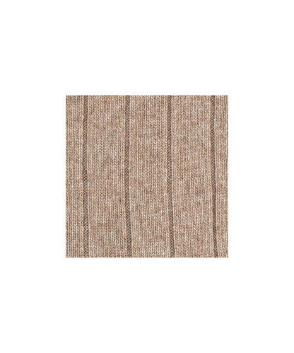 Lhasa-Rippsocken für Herren | Braun