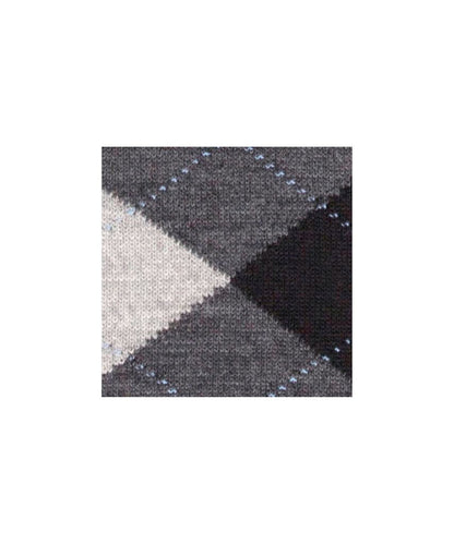 Marylebone knielang | Dark Grey/Black diamond check