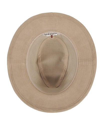 Stetson Traveler gewachster Baumwollhut WR | Natur