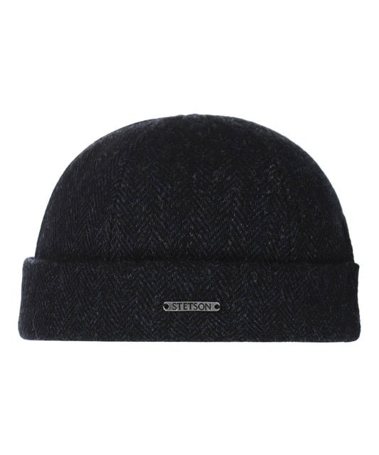 Docker Wool Herringbone | Blauw