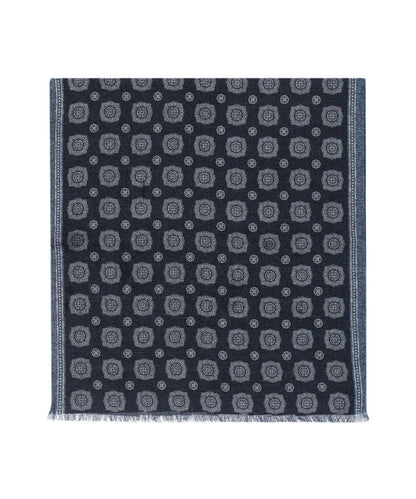 Wollschal 40 x 180 cm | Blau