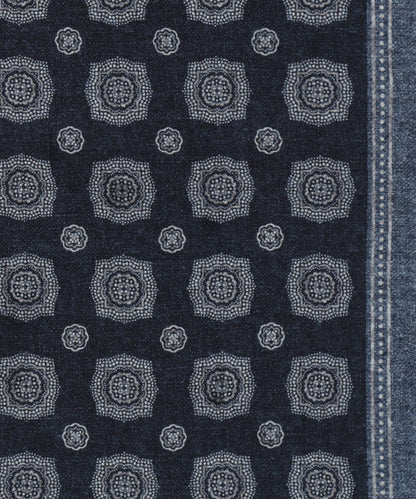Wollschal 40 x 180 cm | Blau