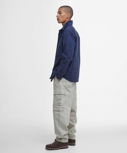 Barbour Deepdale Relaxed Fit Overshirt | Navy Blauw