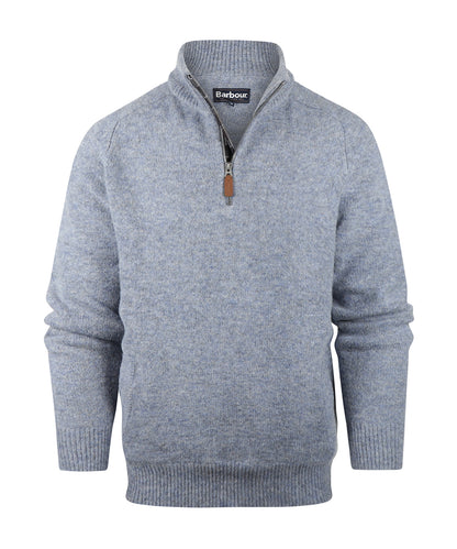 Barbour Talder Half Zip Knit | Blue