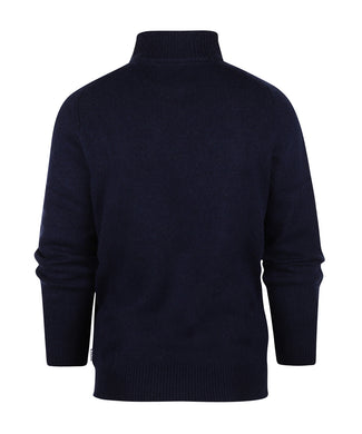Barbour Talder Half Zip Knitted | Navy Blauw