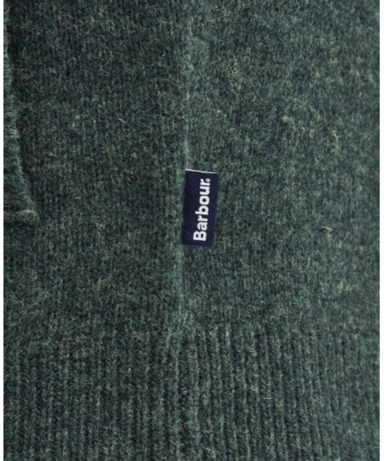 Barbour Talder Half Zip Strickpullover | Grün