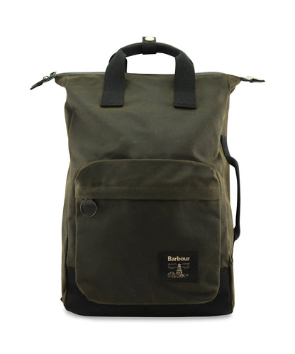Barbour Field Wax Rucksack | Grün