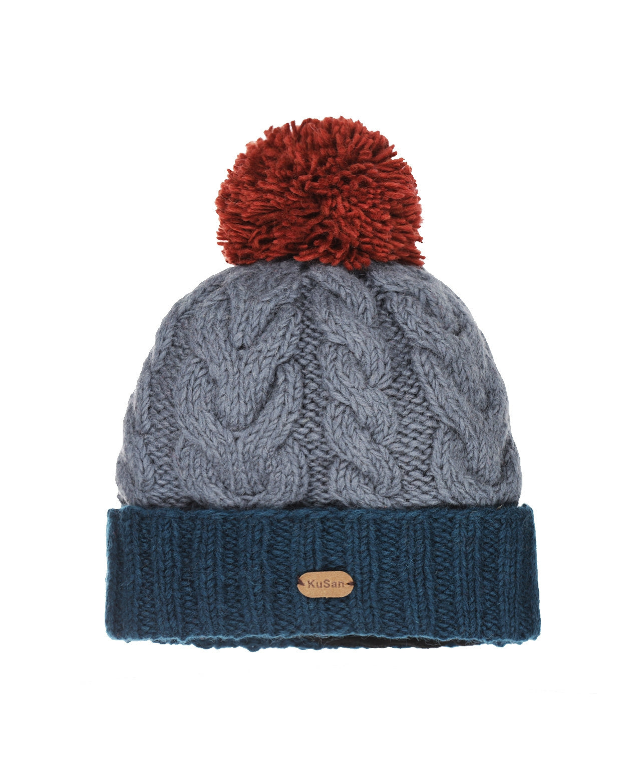 Mütze mit Wollfleece-Futter | Blau