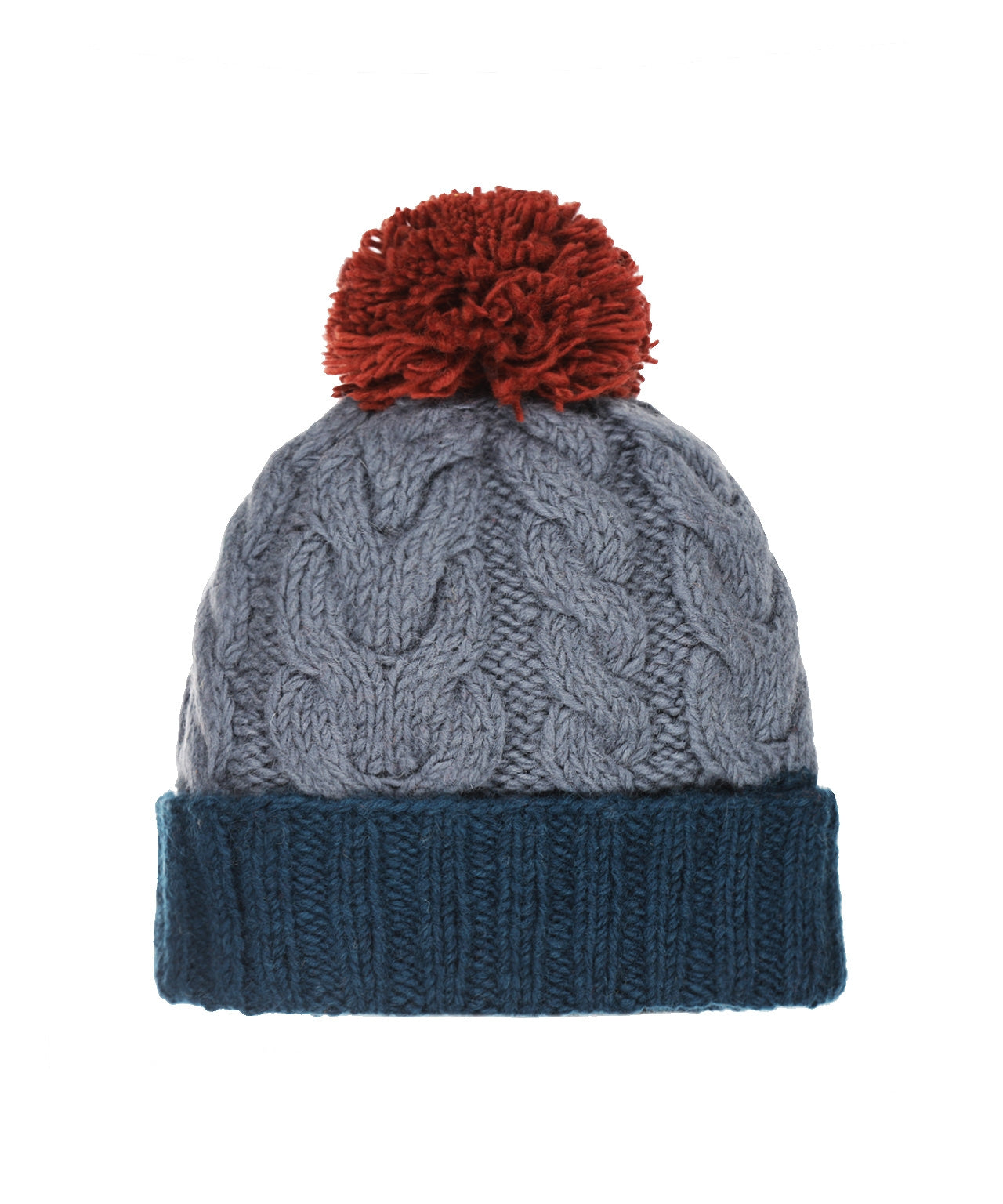 Mütze mit Wollfleece-Futter | Blau