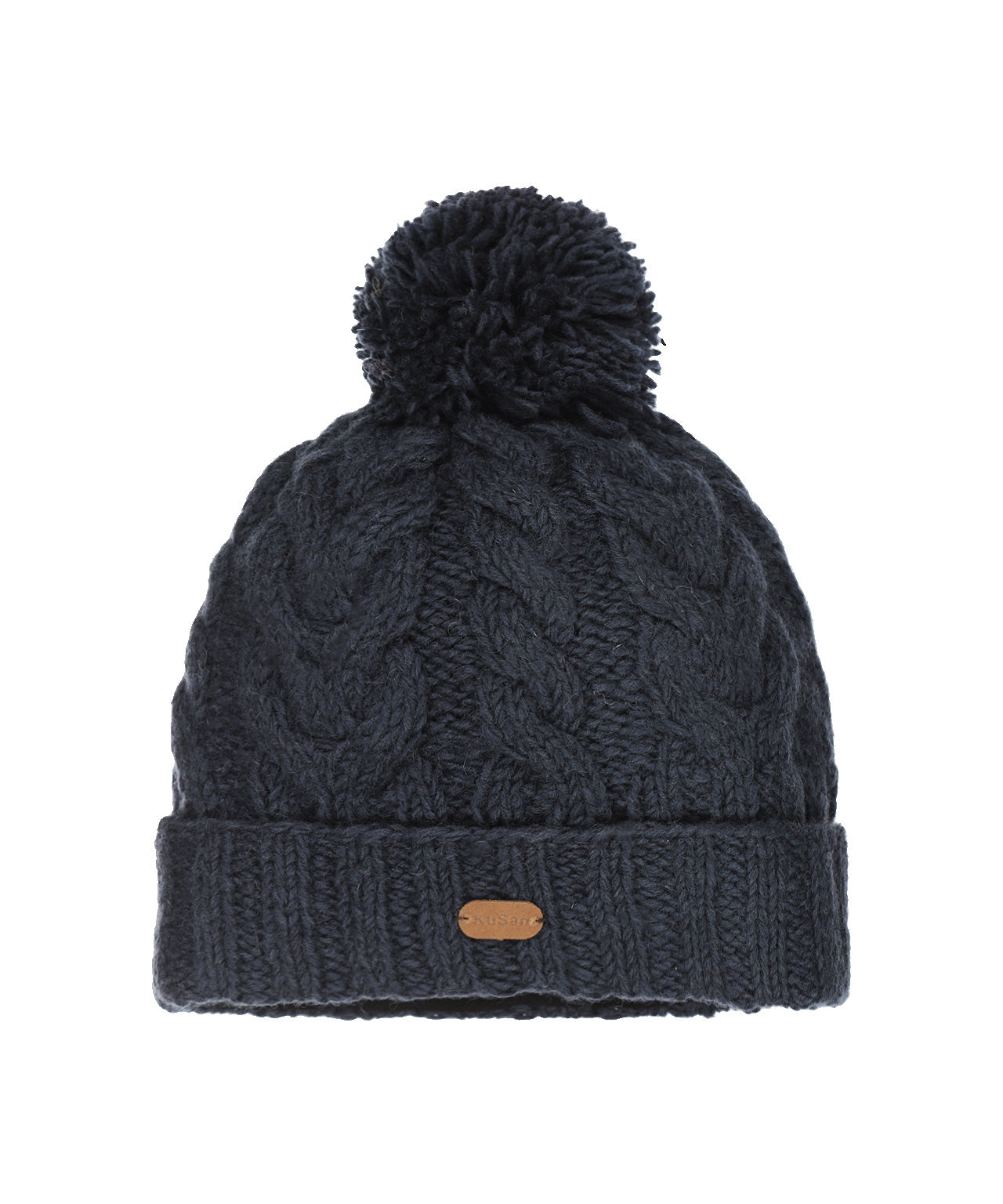Mütze mit Wollfleece-Futter | Marineblau