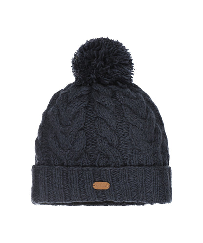 Mütze mit Wollfleece-Futter | Marineblau