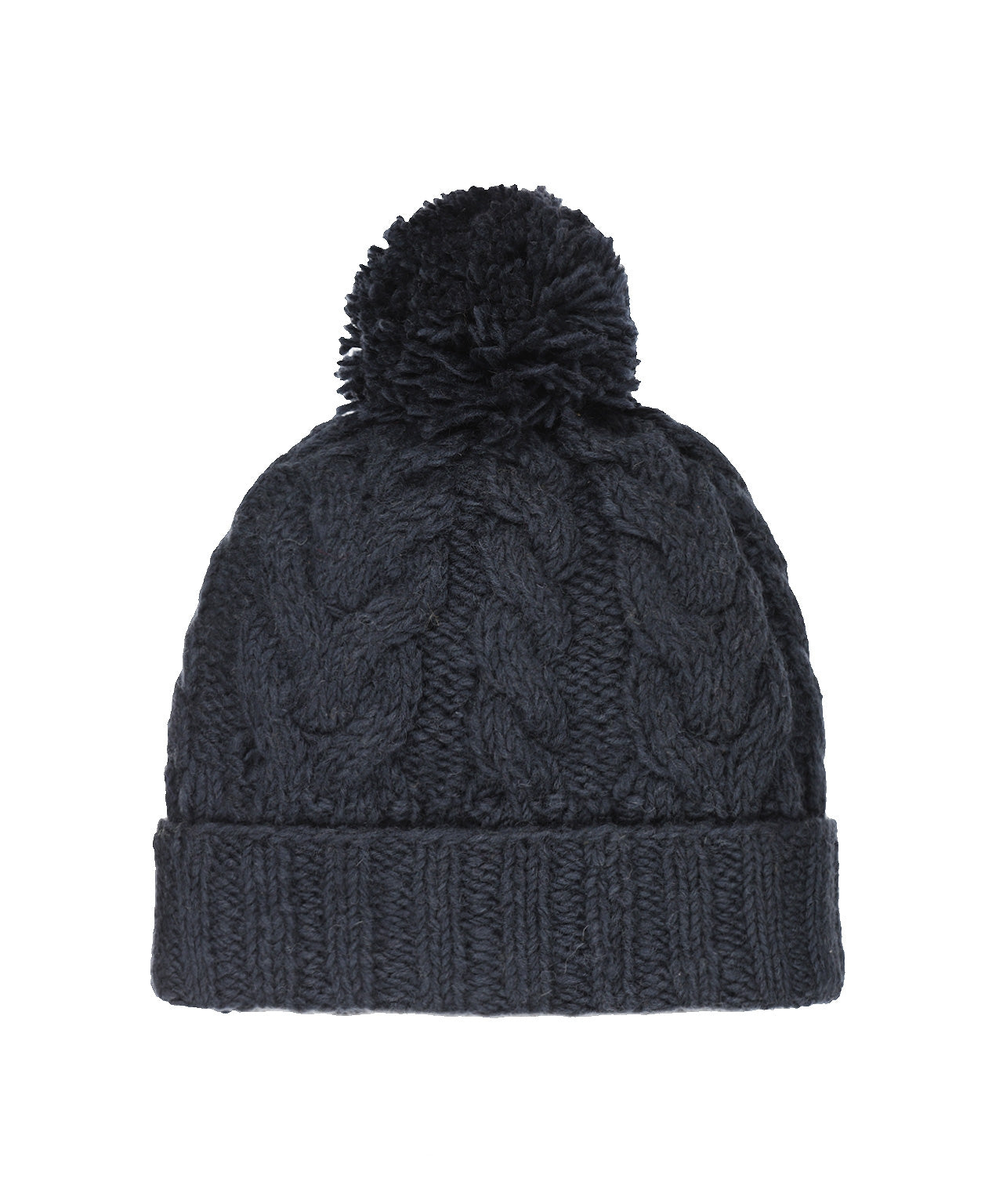 Mütze mit Wollfleece-Futter | Marineblau