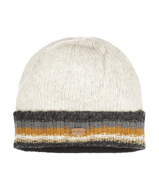 Muts Wol Fleece Lining | Havermoutkleur