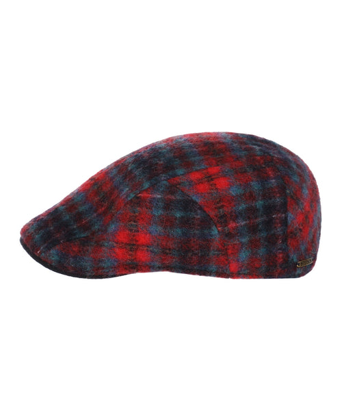 Stetson Ivy Cap Check Wool | Blauw