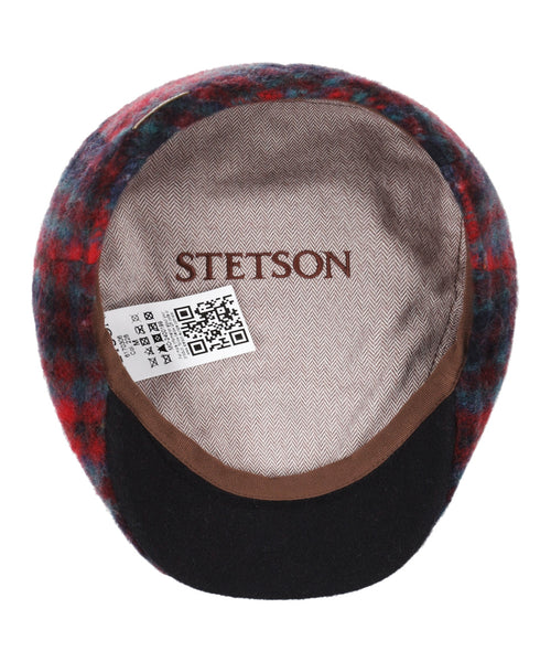 Stetson Ivy Cap Check Wool | Blauw