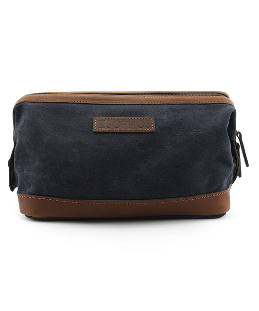 Canvas Gladstone Washbag | Navy