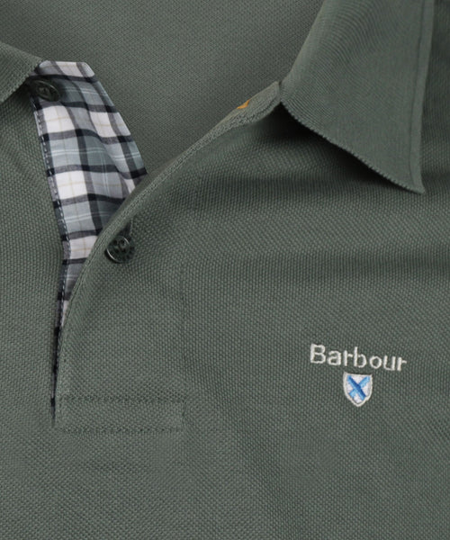Barbour Tartan Pique Polo | Grijs