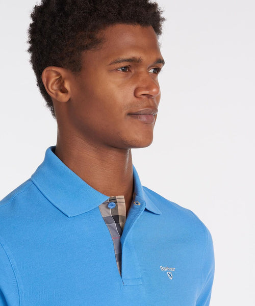 Barbour Tartan Pique Polo | Blauw