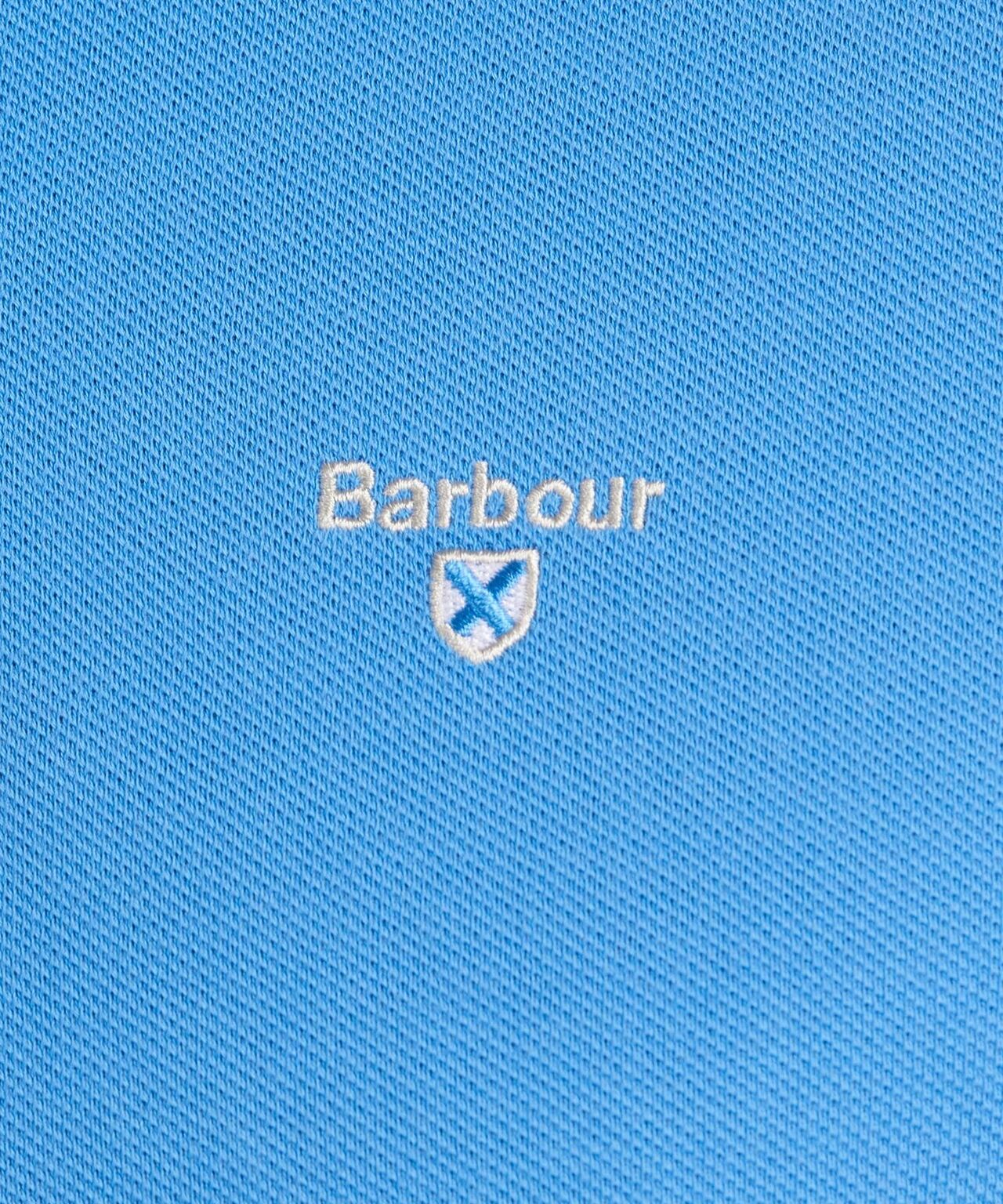 Barbour Tartan Pique Polo | Blue