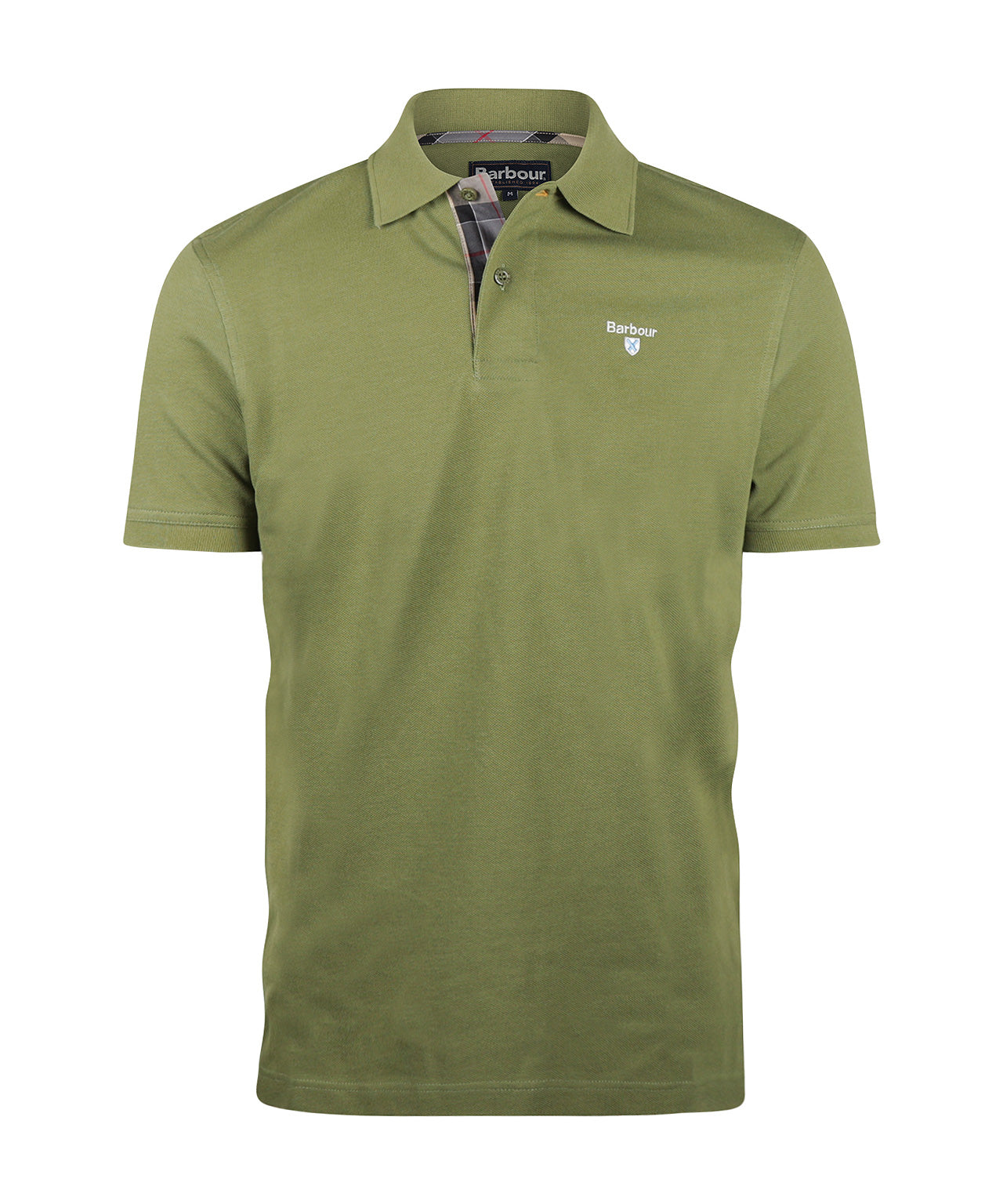Barbour Tartan Pique Polo | Green