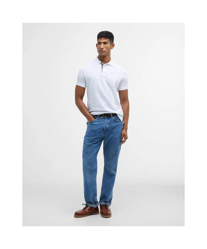 Tartan Pique Polo | White Dress