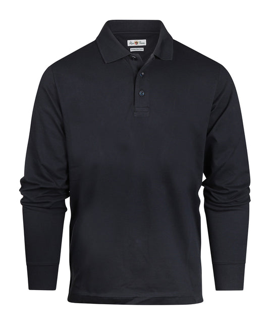 Polo lange mouw | Navy